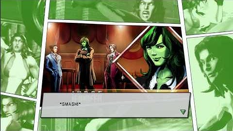 Marvel vs Capcom 3 - Character Ending ( She-Hulk )