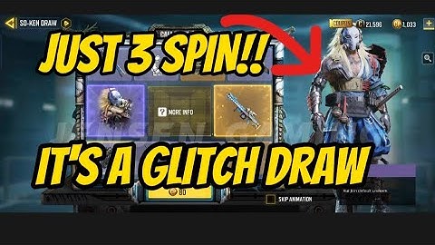 Just 3 Spin get SO-KEN DRAW Kui Ji LEGENDARY Rytec AMR NITO-Ryu #kuiji #LUCKYDRAW #sokendraw #codm