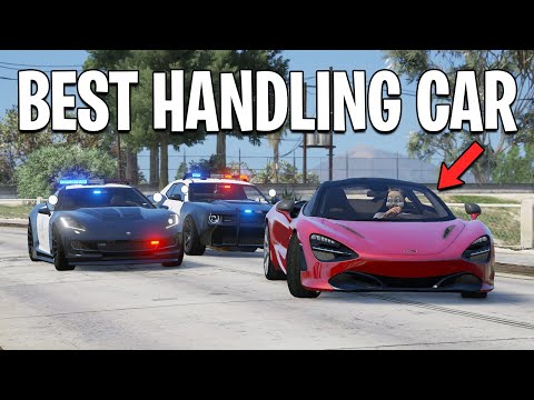 Running From The Cops With Best Handling Car in GTA 5 RP
