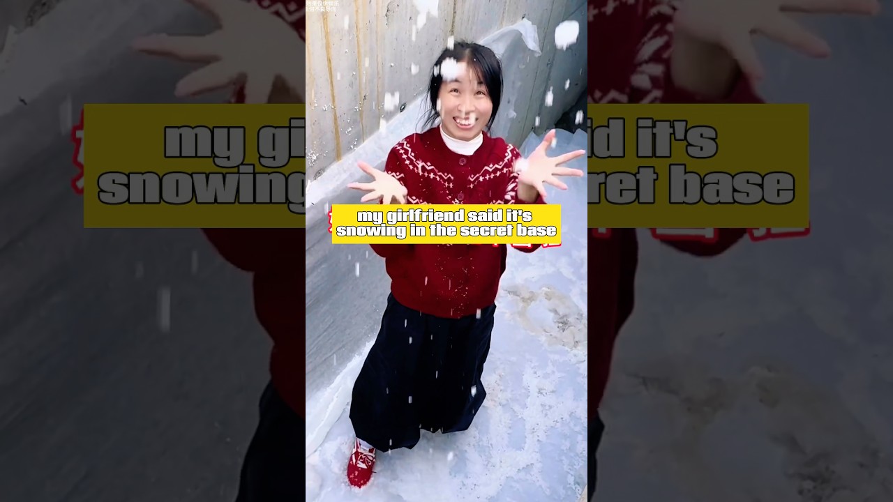 It’s so hot, how could there be snow in the secret base？