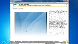 Advanced Navigation in SAP ERP System