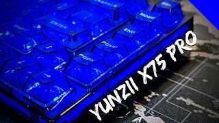 YUNZII X75 PRO  YUNZII X75 PRO 82 Key Wireless Hot Swappable Gasket Transparent