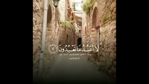 ياسر الدوسري || سورة الكافرون || قل يا ايها الكافرون لا اعبد ما تعبدون