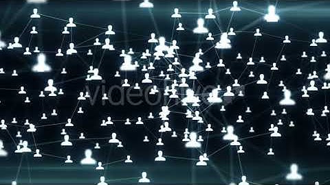 Connections Between People in the Virtual World | Motion Graphics - Envato elements