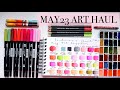 MAY23 Art Supplies Haul: Watercolour, Watercolour Pencils and Water-soluble Markers