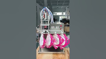 This 2-head 17-liter bagged laundry detergent filling machine is suitable for various types .