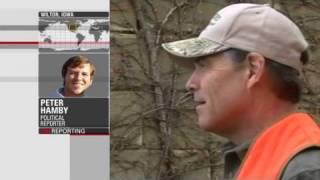 Rick Perry hunts pheasants in Iowa