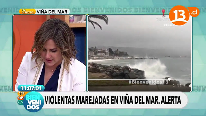 Violentas marejadas en Viña del Mar | Bienvenidos