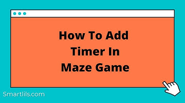 5.1 How to Add Timer in Maze Game using Scratch