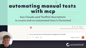 How to use Claude to automate and run manual tests from TestRail via MCP