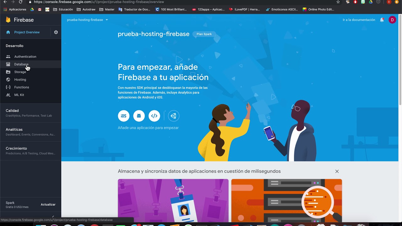Cómo desplegar una aplicación StackBlitz en Firebase - YouTube