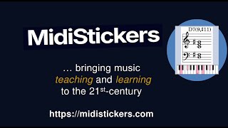 MidiStickers: music teaching and learning software screenshot 5