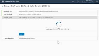 Onboarding to VMware Cloud on AWS