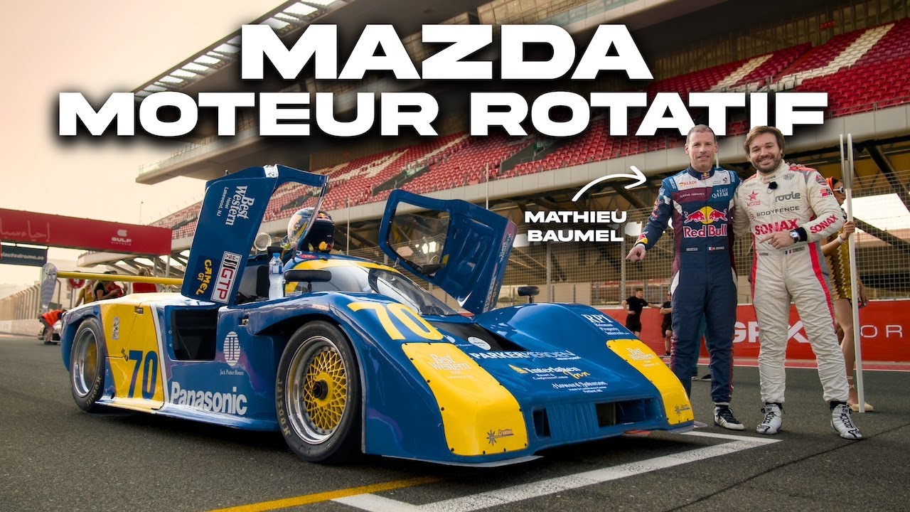 Course en PROTOTYPE MAZDA  moteur ROTATIF  Je nai plus doreilles 