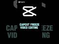 CapCut Freeze Video Editing Tutorial || Freeze Effect || #shorts
