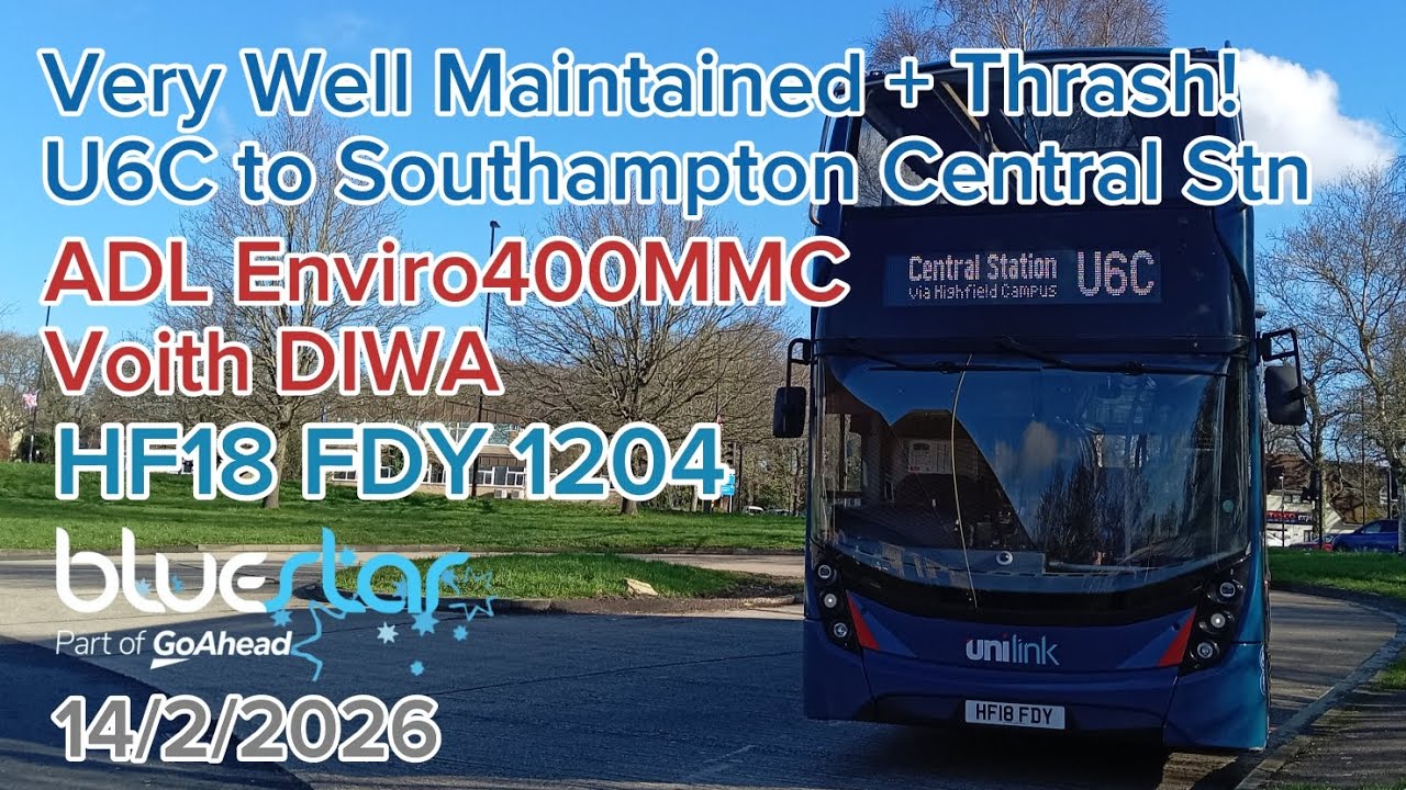 Very Well Maintained + Thrash!! | ADL Enviro400MMC Voith | HF18 FDY 1204 | 14/2/2026