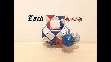 COMBINATION OF 2 SNAKE CUBE (24+24) - Lock