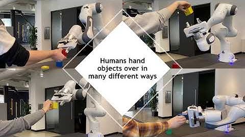 Human Grasp Classification for Reactive Human-to-Robot Handovers (IROS2020)