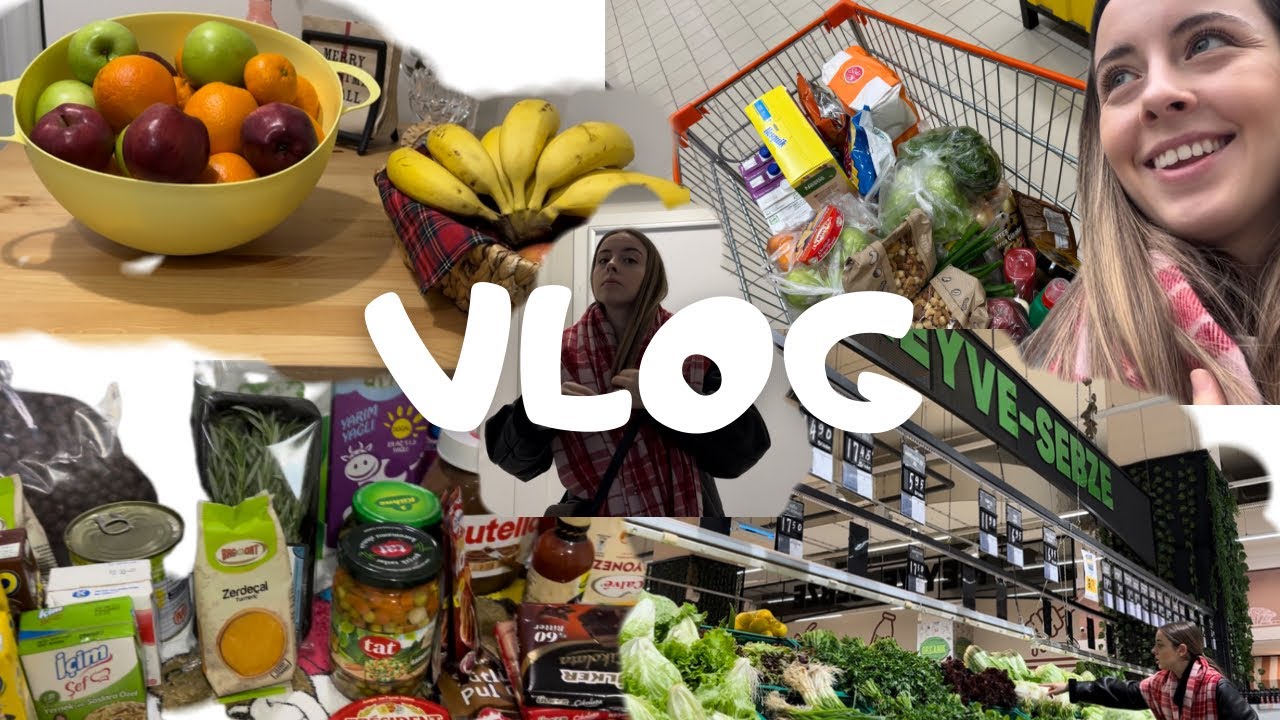 MARKET ALIŞVERİŞİ 🛒🥦🍅🍏🧀🍫| YİNE Bİ DÜNYA ŞEY ALDIK 🤭 YILBAŞI MENÜSÜ 🌲 @betulkarakac