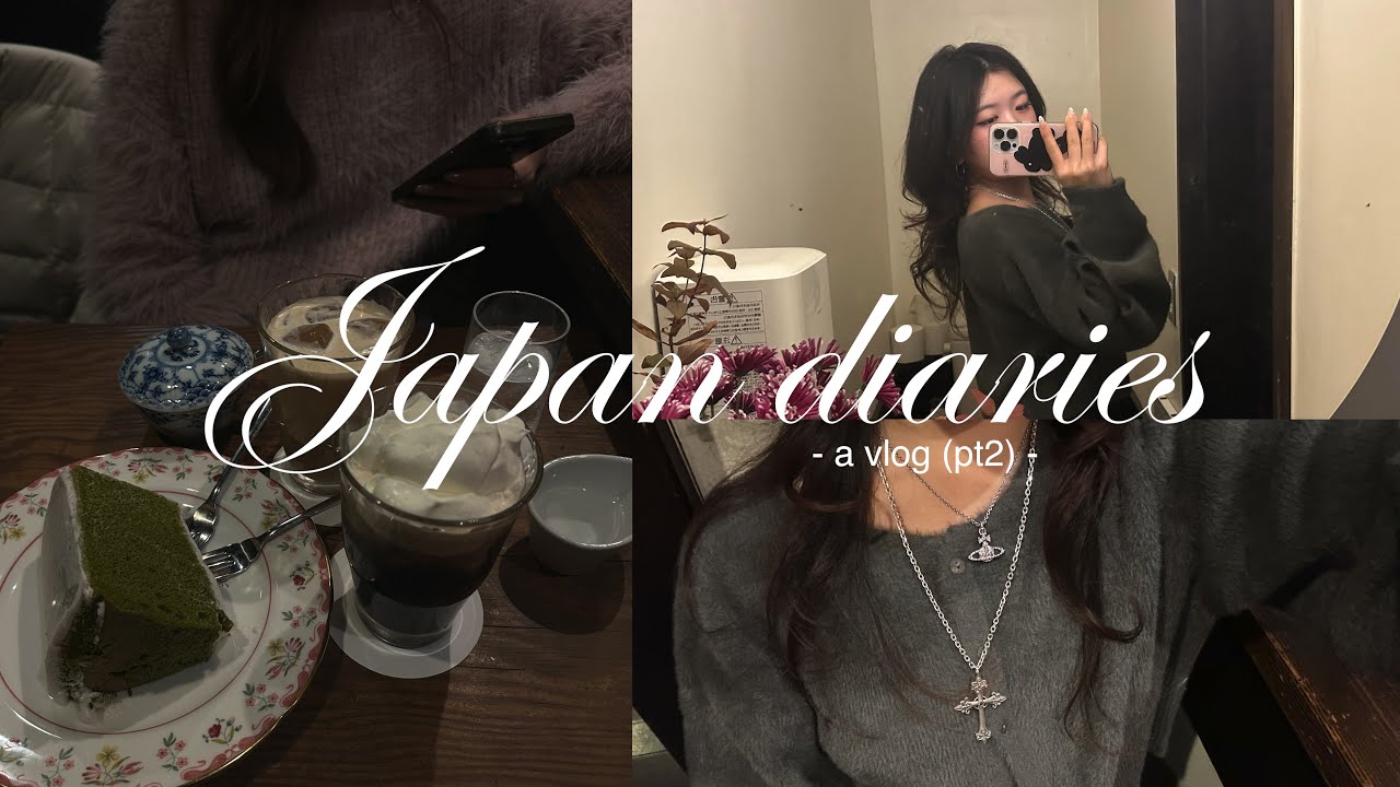 december in japan 🎐 | matcha shop, digi hunting, harajuku, yummy desserts, shibuya shopping, etc.