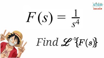 7.2-2 Find Inverse Laplace Transform of 1/s^4 | DE