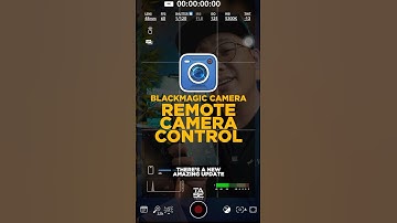 Blackmagic Camera App Remote Camera Control