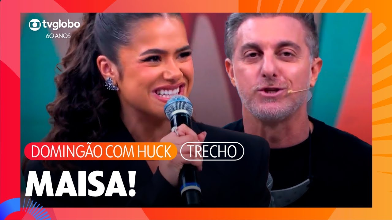 Maisa exalta programas de auditório e relembra sua trajetória | Domingão com Huck | TV Globo 60 Anos