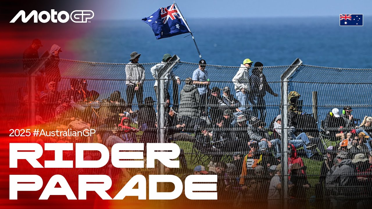 Rider Parade | 2025 Australian GP - YouTube
