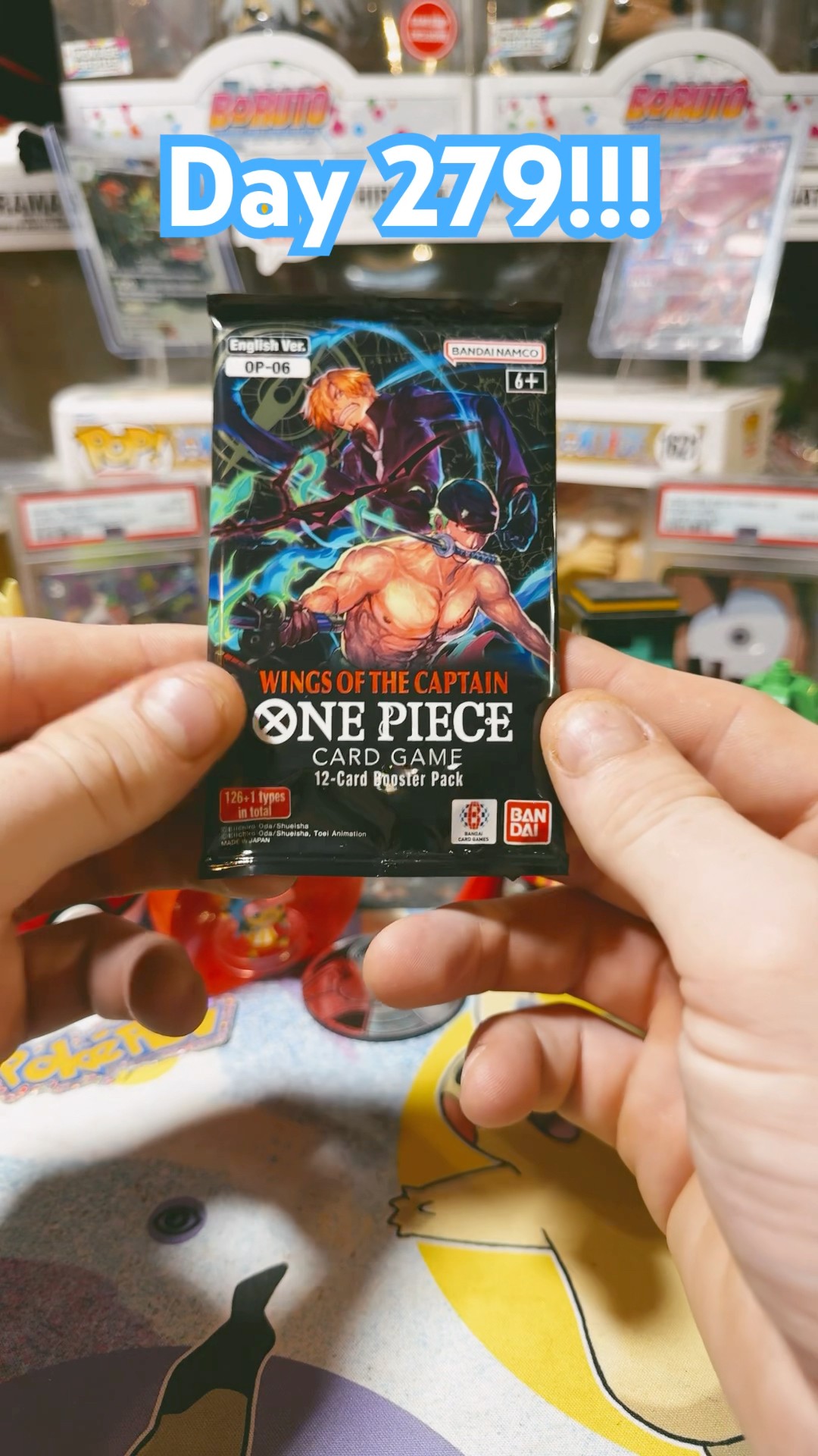 ONE PIECE - ワンピースカード279パック トラファルガー・ロー SR☆(スーパーレアパラレル)】カードの