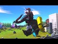 Dinosaurs Revolt! Epic Battle: Godzilla Earth, Kong &amp; Shimo VS New Super Godzilla &amp; Mechagodzilla