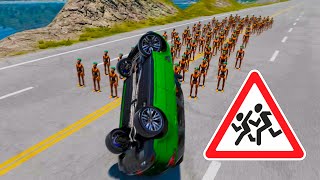 Car vs People 😂 Beamng.drive