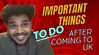 VERY IMPORTANT THINGS TO DO AFTER COMING TO UK  |MALAYALAM|