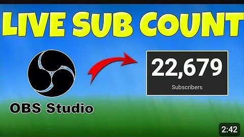 How to Add Live Subscriber Count on Live Stream PC 🔥 OBS mein live count subscriber add kaise karen 