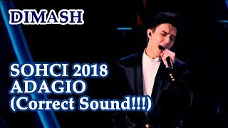 ДИМАШ / DIMASH - Адажио / Adagio (Correct Sound!!!) New Wave 2018, Sochi