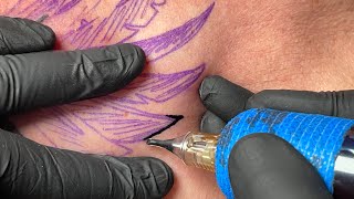Real time tattoo . 9RS only cover up