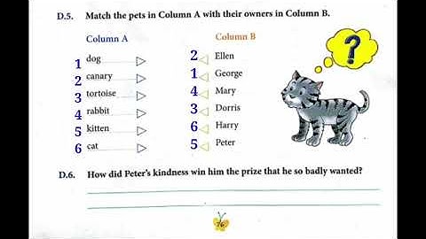 Class 3  English Reader  Unit 3  L The Birthday Kitten  Part 3