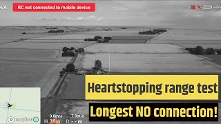 LONGEST DISCONNECTION ON YOUTUBE? DJI MAVIC MINI RANGE EXTENDER TEST FAIL