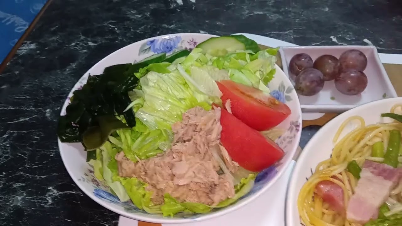 じいちゃん晩御飯、バター醤油パスタ