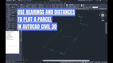 How to Plot Property Boundary using Bearings and Distances in AutoCAD Civil 3D
