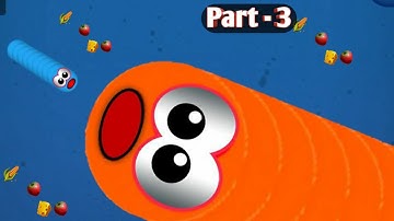 Worms zone Biggest Slither Snake part 3 | wormate.io biggest slither snake | Snake.io biggest snake