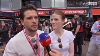 Kit Harington and Rose Leslie at the Grand Prix in Monaco in May 2022 | Video compilation 🏎