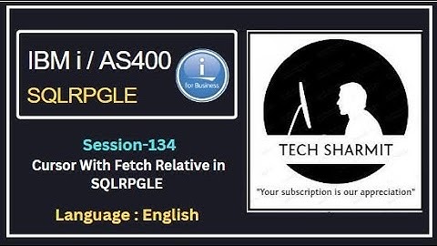 Cursor with Fetch relative in sqlrpgle  | cursors in sqlrpgle | sqlrpgle programming | Scroll Cursor