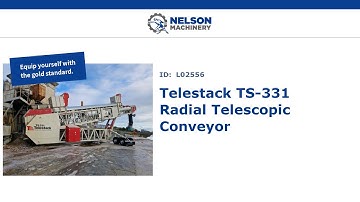 Telestack TS-331 Radial Telescopic Conveyor - Operational Demo