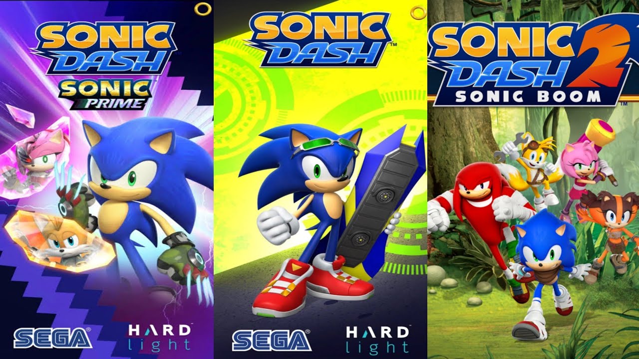 Sonic Prime Dash 🆚 Sonic Dash 🆚 Sonic Boom vs All Bosses Zazz Eggman ...