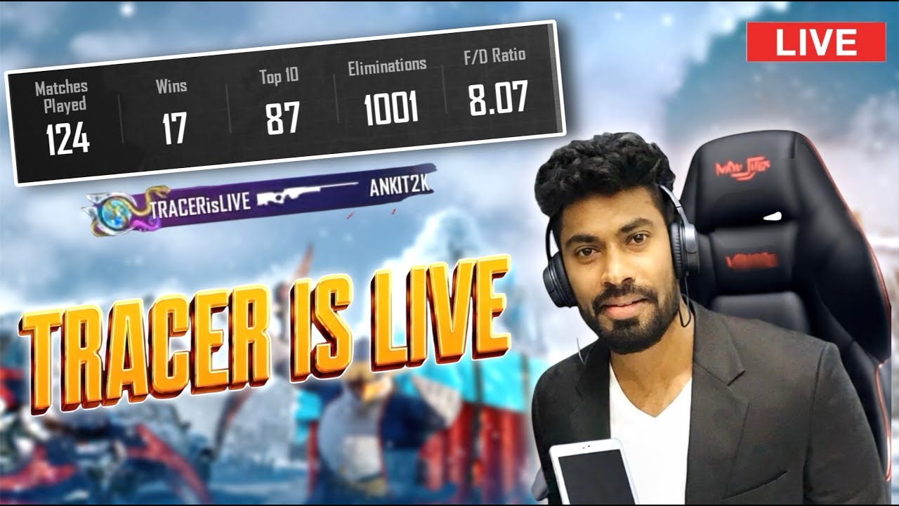 TRACER IS LIVE 1V4 🔥 BGMI NEW UPDATE LETS PLAY 4.2 l IPAD PRO M4 🥳