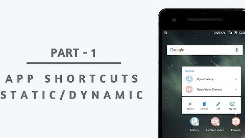 Create App Shortcuts (Demo)