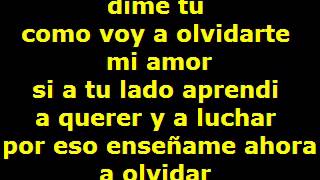 Video thumbnail of "SI SUPIERAS CUANTO TE AMO - Jerry Rivera (LETRA)"