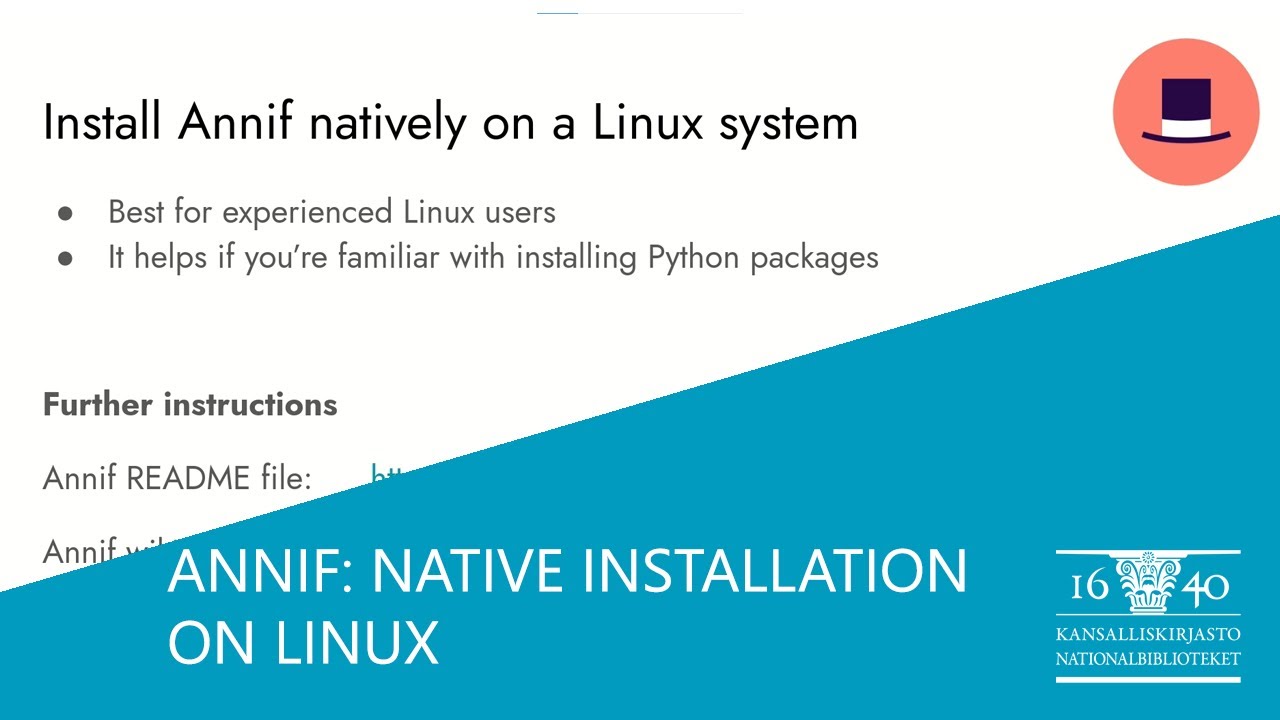 Native Installation Annif: Native Installation on Linux - YouTube