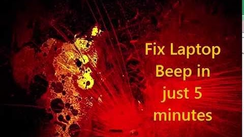 How to Fix Laptop Beep Problem and Keyboard Stuck Keys [Very Easy]