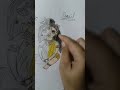 Mahadev drawing pencil colour one side please redmi